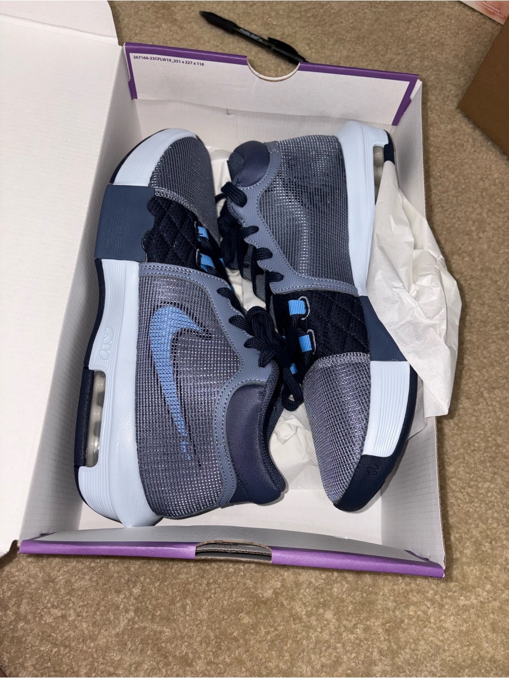 Size 10 - Nike LeBron Witness 8 Ashen Slate Sierra Canyon Basketball Shoes